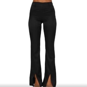 White Fox Split hem pants